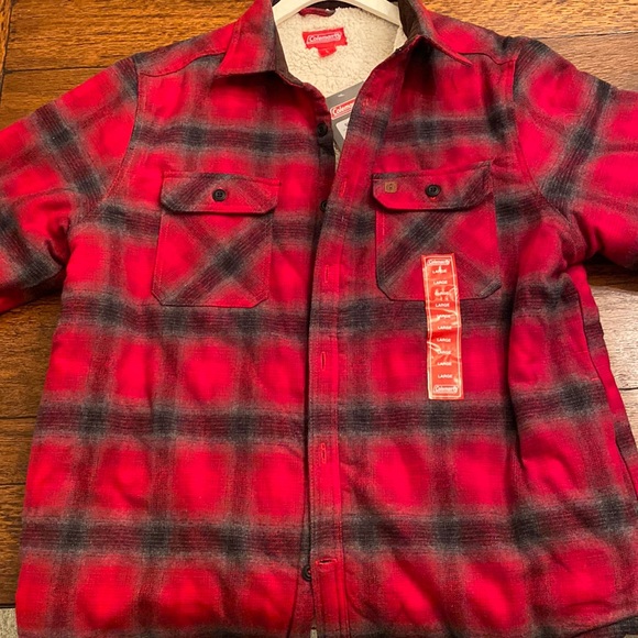 Men’s Coleman fleece lined shirt - Picture 2 of 3